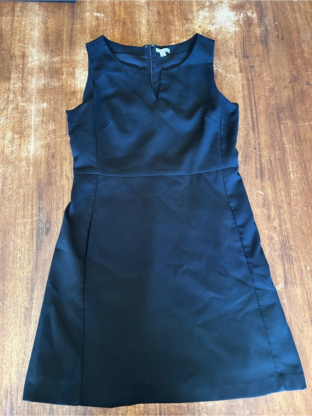 Gap Classic Tailored Soft Parisian Black Sleeveless Sheath Dress Professional 8